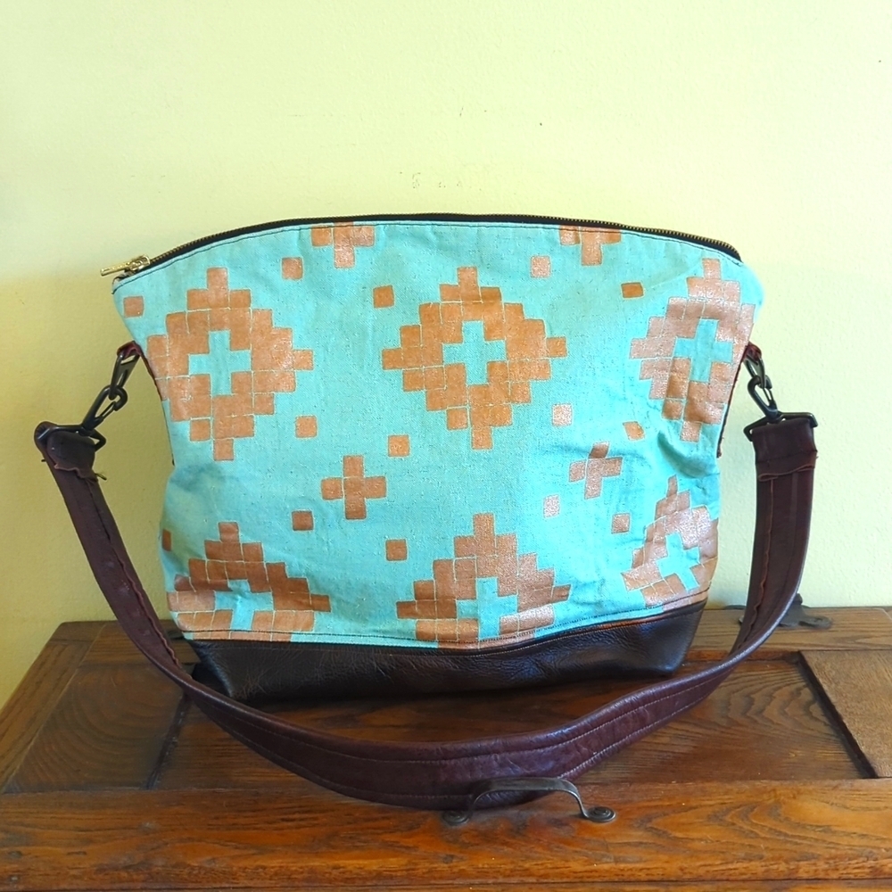 ONE of a kind handmade shoulder bag